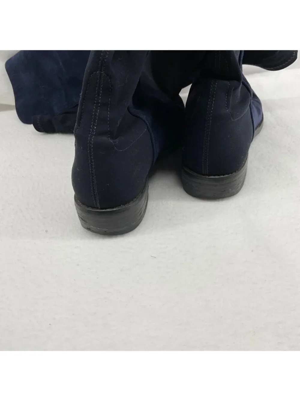 Stuart Weitzman 5050 Over the knee suede navy blue boots SZ6m